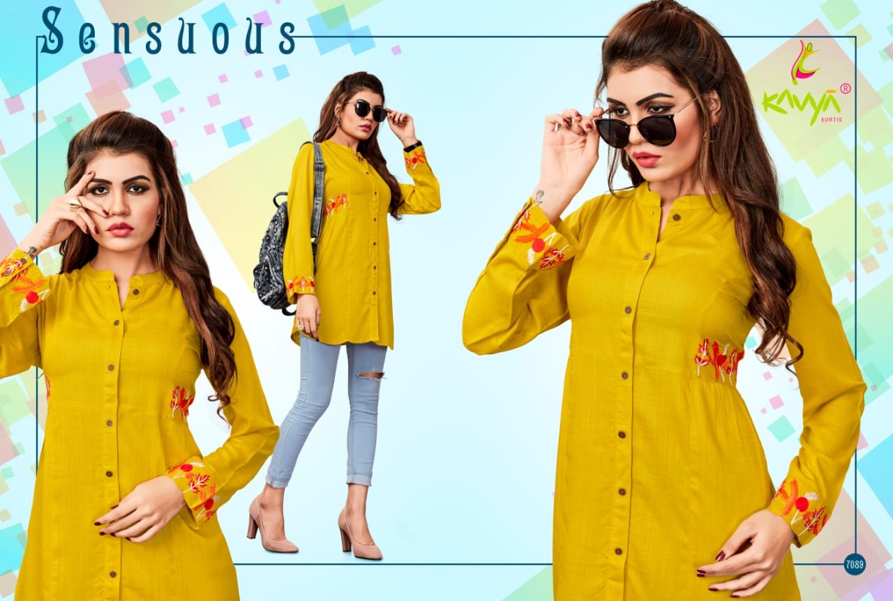 Kavya Designer Smart Lady Short Tops Catalog Kavya Designer Smart Lady Short Tops Catalog
